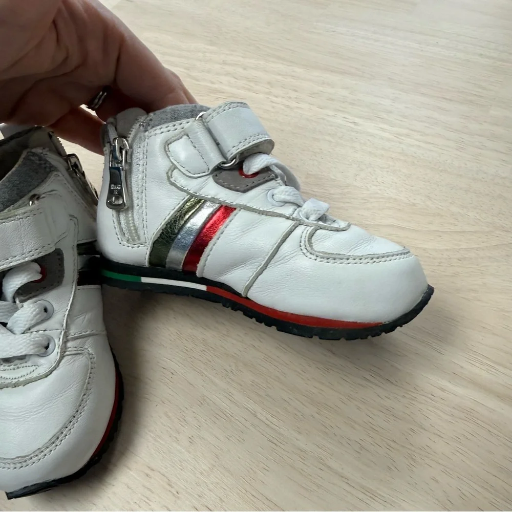 Dolce & Gabbana mid top white sneakers